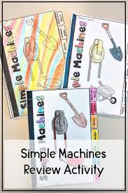 Simple Machines Activity For Kids Review Inclined Plane Screw Wedge Pulley Wheel And Axle Simple Machines Simple Machines Activities Worksheets For Kids
