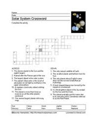 Maybe you would like to learn more about one of these? Solar System Crossword Puzzle Lesson Plans Worksheets