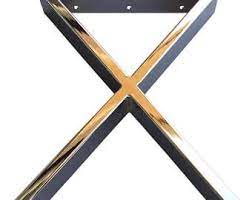 16 modern chrome x furniture leg coffee table leg metal leg 2pc diy made easy flexible affordable furniture leg table legs metal leg