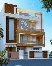 3 bedroom modern flat roof style 1600 square feet house. Small Modern House Exterior Design In India Trendecors