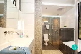 Renovating a small bathroom can be tricky. How To Make Your Tiny Bathroom Feel Like A Hotel Suite Qanvast