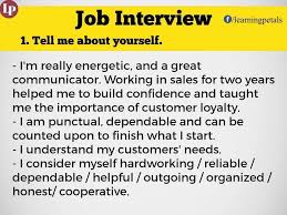 Tell Me About Yourself Job Interview Job Interview Answers Job Interview Tips Job Interview Questions