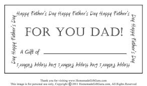 Happy Fathers Day Massage Gift Certificate Fathers Day Massage Gift