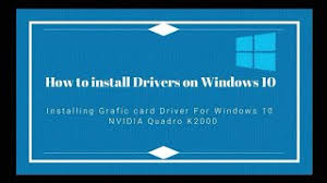 If you can not find a driver for your operating system you can ask for it on our forum. How To Install Drivers On Windows 10 Graphics Card Nvidia Quadro K2000 Youtube