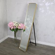 Mirror, mirror, on the wall. Tall Gold Full Length Freestanding Mirror Flora Furniture