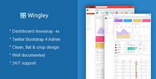 Wingley Responsive Dashboard Admin Template Responsive Wingley Dashboard Template Diy Design In 2019 Dashboard Template Html Website Templates H
