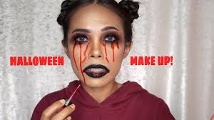 Jerawat dekat muka qis satu hari je dah kecut gelap bawah mata pun dah berkurang bukan sahaja glowing, malah kulit muka jadi tegang. Halloween Make Up Tutorial Simple 2019 Nangis Darah Youtube