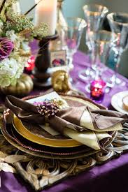 Best jewel thanksgiving dinner from ooak 1 12 realistic two plates holiday turkey dinner by. Thanksgiving Tablescape Ideas Rustic Jewel Tones Parties365