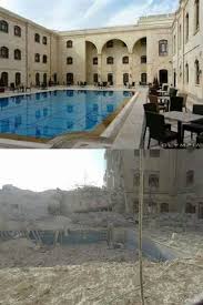 صورة لمدينة حلب قبل وبعد الحرب das bild von der stadt aleppo vor und nach dem krieg syria abandoned places abandoned hotels
