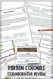 13 Colonies Editable Review Game Activity Science Lessons Elementary Social Studies Elementary Social Studies Worksheets