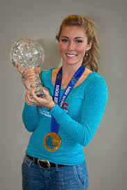 Alpine skier in pronovias (styled by. Mikaela Shiffrin Showing Off Her World Cup Trophy During An Autograph Session At The Westin Riverfront Beav Mikaela Shiffrin Hot Mikaela Shiffrin Alpine Skiing