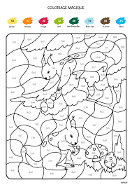 Coloriage magique gallery of coloriage magique 6eme. Coloriage Magique Revision Des Tables De Multiplication Tidou Fr