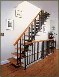 Inspiring Floating Staircase Kit Home Design Ideas Image 33 Floating Staircase Stair Railing Makeover Stair Kits