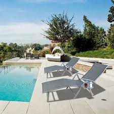 Maybe you would like to learn more about one of these? Amazon Com Kozyard Cozy Aluminum Beach Yard Pool Folding Reclining 7 Adjustable Chaise Lounge Chair 2 Pack Gray Industrial Scientific