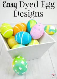 Dyed Egg Designs Easy To Make Egg Designs Easter Egg Dye Egg Dye