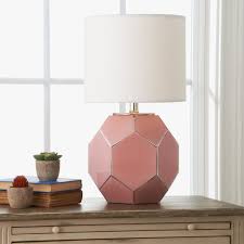 Young House Love Hexagon Glass Table Lamp Glass Table Lamp Lamp Table Lamp