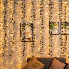 vine lights led curtain in 2021 fairy bedroom aesthetic room decor design hanging plant shelves indoor