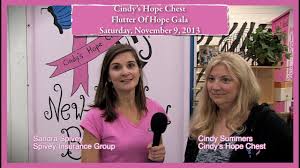 Please Support Cindy's Hope Chest Gala Event - YouTube