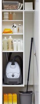 If you have enough room, consider purchasing a small freestanding mop and broom closet to store your heavy duty cleaning supplies so they're out of sight. 27 Best Broom Mop Storage Ideas Storage Mop Storage Cleaning Closet