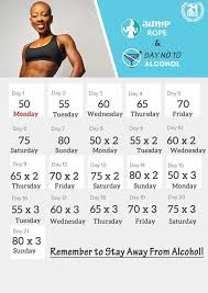 July August Jump Rope Workout Jump Rope Challenge Jump Rope