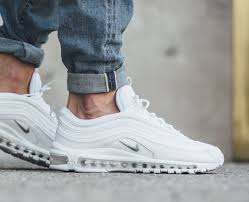 Nike Air Max 97 Triple White Sneakers Men Fashion Nike Air Max 97 Nike Air Max