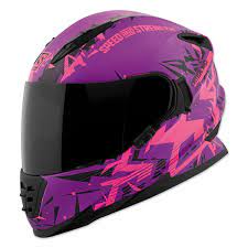 Speed And Strength Critical Mass Pink Purple Full Face Helmet 880317 Jpcycles Com Full Face Motorcycle Helmets Full Face Helmets Motorcycle Helmets