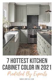 The Kitchen Cabinet Color That Will Be Everywhere This 2021 In 2021 Kitchen Cabinet Colors Kitchen Cabinets Popular Kitchen Cabinet Colors