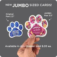 Pet paws dog or cat paw prints faux weathered wood business card. Paper Business Cards Animalsink