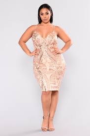 Ashe Sequin Dress Rose Gold Gold Plus Size Dresses Birthday Dress Women Plus Size Birthday Outfits
