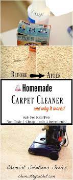 Easy Homemade Carpet Cleaner Only 3 Ingredients Carpet Cleaner Homemade Carpet Cleaning Hacks Cleaners Homemade