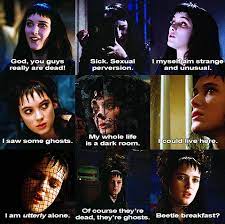 Beetlejuice is an awesome movie, it's one of the funniest movies you'll see. Beetlejuice Lydia Quotes Quotesgram
