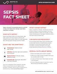 Sepsis sepsis • september 2019 • page 1 sepsis is a serious medical condition. What Is Sepsis Sepsis Alliance