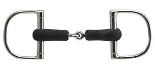 Coronet Soft Rubber Mouth Dee Bit Silver Bits For Horses English Bits Rubber