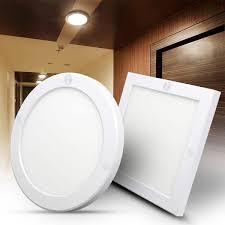 4.7 out of 5 stars. 18w Surface Mounted Led Ceiling Light Panel With Pir Sensor Downlights 240v Cool White For Kitchen Cabinet Hallway 1 8cm Slim Pack Of 1 Cool White Round Ceiling Lighting Home Kitchen Psp Co Ir