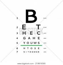 Eyes Test Chart Tests Vector Photo Free Trial Bigstock