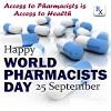 Thank you to each and every pharmacist around the world who is making a difference in the lives of patients! 1