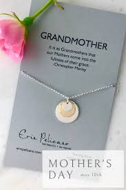 Grandma gift gifts for her jewelry personalized grandma birthstone charm necklace grandmother gift from grandchildren. Grandmother Necklace Shop Erin Pelicano Jewelry Grandmother Necklace Grandmother Gifts Girlfriend Jewelry