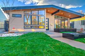 Contemporary flair throughout includes a completely 80223, denver county, co. Berkeley Park Mid Century Modern Ranch New Construction Midcentury Exterior Denver By Dohn Construction Houzz