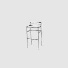 Handmade bella cross back counter stool (china) details. Sable Bar Stool Ochre Ochre