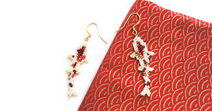 Maybe you would like to learn more about one of these? Carpes Koi Earrings In Miyuki Pearls Perles Co
