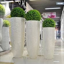 With large pots, you can place more soil and, as a result, your plants or flowers will retain moisture much longer. High Quality Tall Decorative Indoor Flower Pots Flower Pots White Flower Pot Materialflower Pots Square Aliexpress