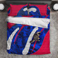 The Rolling Stones Blue Tongue Bedding Set In 2021 Bedding Set Rolling Stones Pillow Inserts