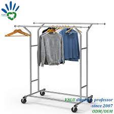 Ebay.com has been visited by 1m+ users in the past month China Simple Trending Double Rail Clothes Garment Rack Heavy Duty Commercial Grade Clothing Rolling Rack On Wheels With Expandable Collapsible Clothing Rack Holds U China Clothes Rail Rack And Clothes Rack