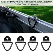 Maybe you would like to learn more about one of these? Cargo Tie Down Anchors V Ring Bolton Trailer Anchor For Trailers Trucks Kob Til Lavere Priser I Webshoppen Joom