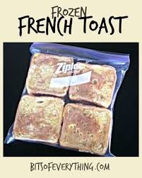 Blog Bitsofeverything Com Wp Content Uploads 2011 06 Frozen French Toast Jpg Freezer Breakfast Meals Frozen Breakfast Food