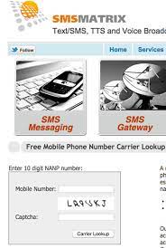 And from the first glance you won't find out whether the number is a cell or landline. Free Cell Phone Carrier Lookup Free Carrier Lookup Api