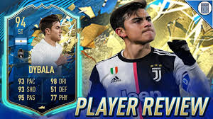 Game log, goals, assists, played minutes, completed passes and shots. 94 Team Of The Season So Far Dybala Player Review Totssf Paulo Dybala Fifa 20 Ultimate Team Youtube