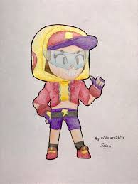 Max guide in the brawl stars. A Drawing Of Streetwear Max Brawlstars