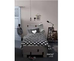 Completo copripiumino singolo jcb con ruote sagomate. Parure Copripiumino Singolo In Cotone Nero E Panna 135 X 200 Cm Stanza Ragazza Idee Per Decorare La Casa