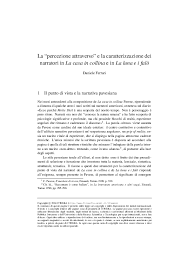 Tra la scuola di corrado, la casa dell'elvira e della madre, dove viveva, le fontane. Pdf La Percezione Attraverso E La Caratterizzazione Dei Narratori In La Casa In Collina E In La Luna E I Falo Daniele Ferrari Academia Edu